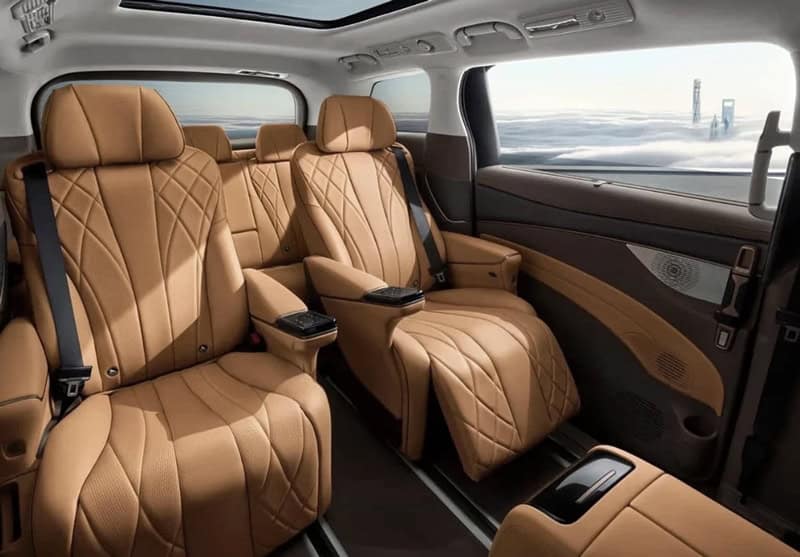 เช่ารถตู้ไฟฟ้า กรุงเทพ ภายนอกพรีเมี่ยมหรูหรา